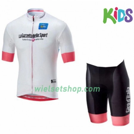 Kind Fietskleding (Fietsshirt + Fietsbroek Kort) 2018 Ronde van Italië N004 Kind Fietskleding (Fietsshirt + Fietsbroek Kort) 2018 Ronde van Italië N004